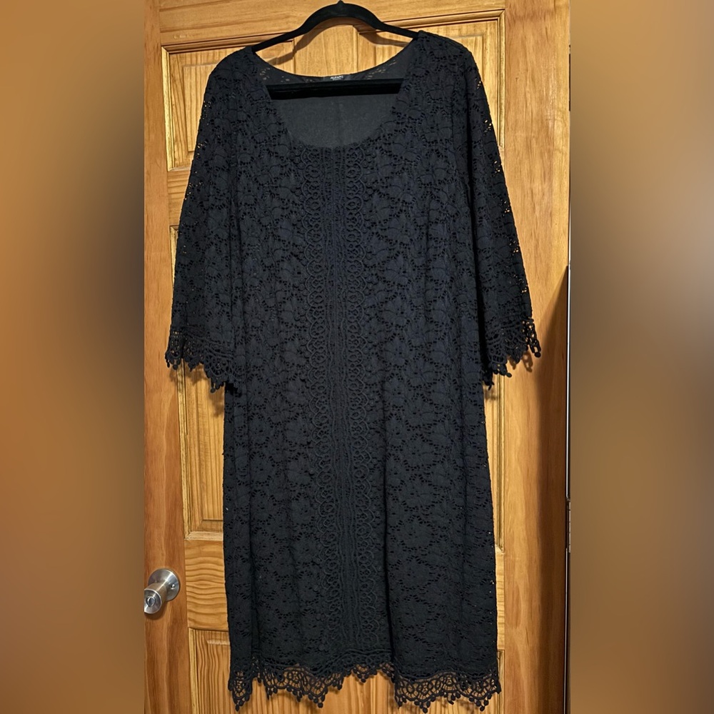 Black Alfani dress. Size 18, worn once.
